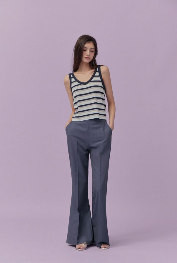[TWEE] Meum Multi-Stripe Sleeveless Top - Image 4