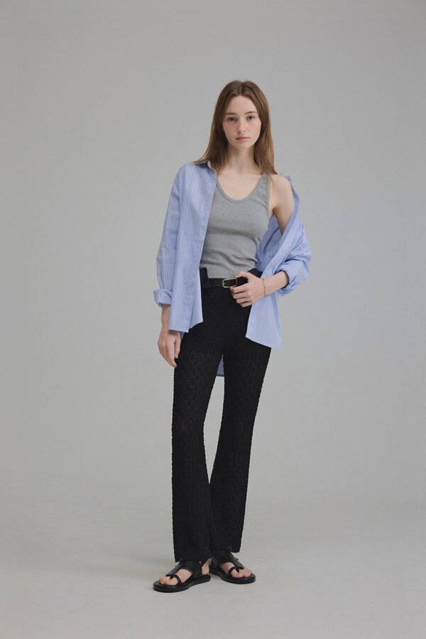 [TWEE] Powen Stripe Overfit Shirt - Image 5