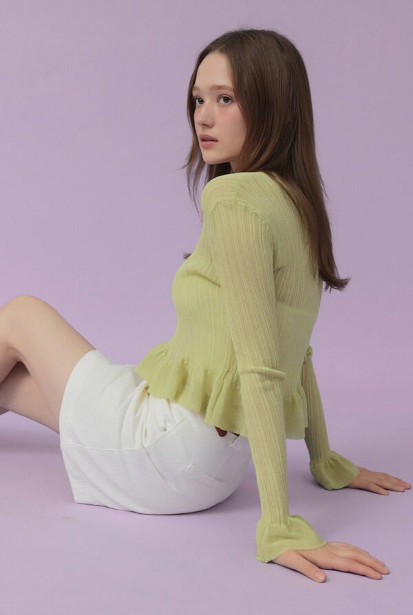 [TWEE] Mohitz Fril Knit Cardigan - Image 2
