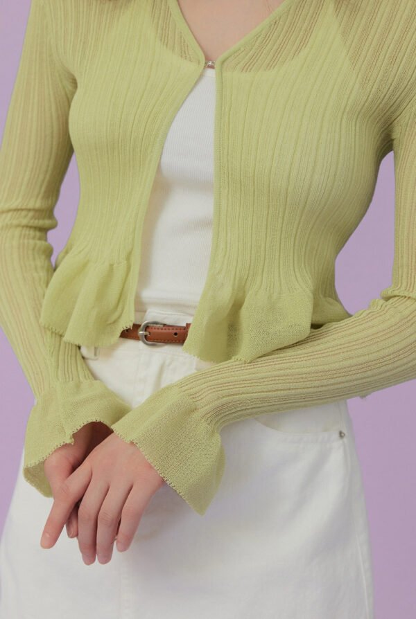 [TWEE] Mohitz Fril Knit Cardigan - Image 4