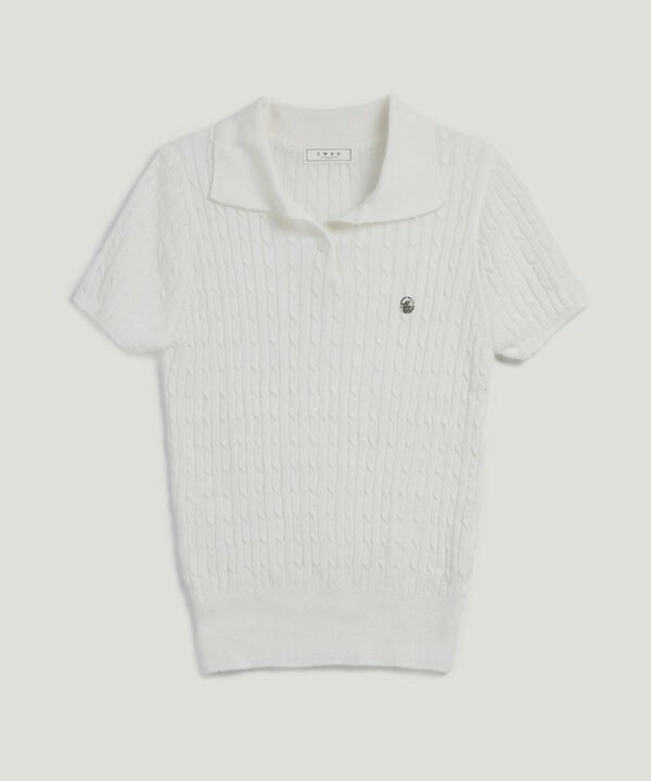 [TWEE] Blze Collared Short-Sleeve Knit - Image 7