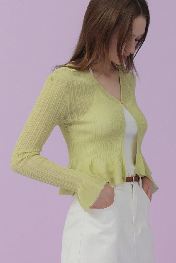 [TWEE] Mohitz Fril Knit Cardigan - Image 3