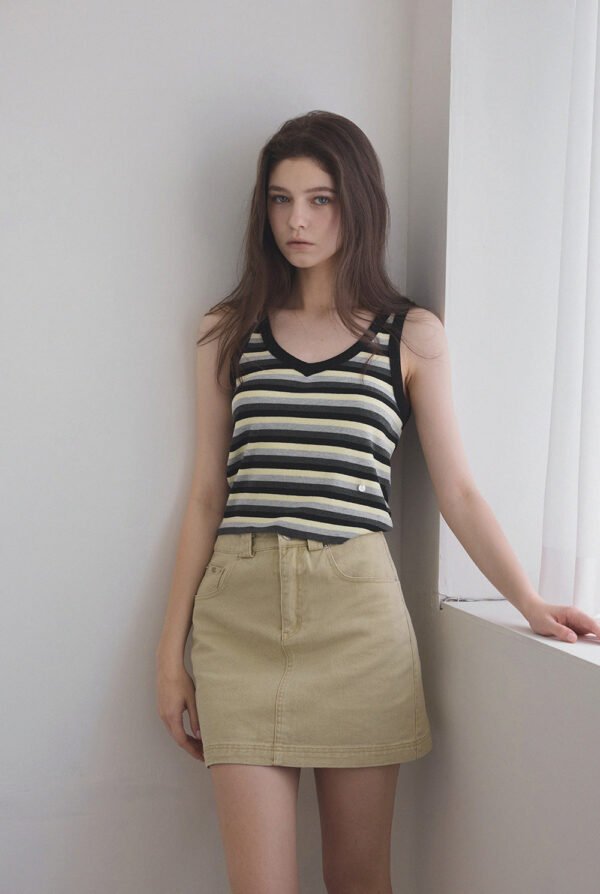 [TWEE] Meum Multi-Stripe Sleeveless Top - Image 6