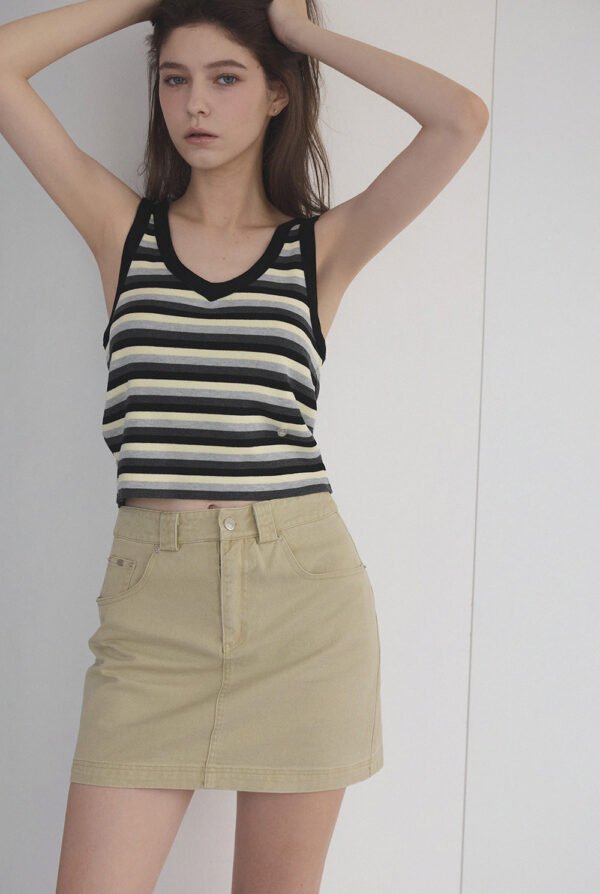 [TWEE] Meum Multi-Stripe Sleeveless Top - Image 3