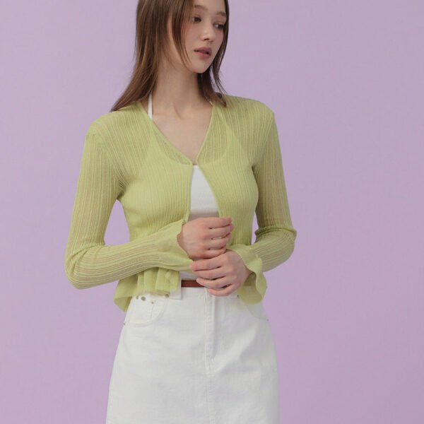 [TWEE] Mohitz Fril Knit Cardigan