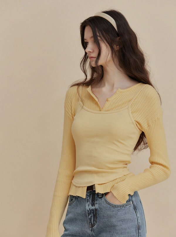[TWEE] Moel Ribbed Sleeveless - Image 6
